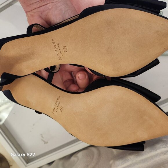 Kate Spade "Marseille" Satin Lux Black Kitten heels. NIB. Size: various - Picture 8 of 14